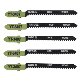   YATO YT-3407 Dekopírfűrészlap T13TPI 75/50 mm HCS (5 db/cs)