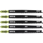 YATO YT-3408 Dekopírfűrészlap T13-8TPI 115/90 mm HCS (5 db/cs)