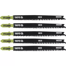   YATO YT-3408 Dekopírfűrészlap T13-8TPI 115/90 mm HCS (5 db/cs)