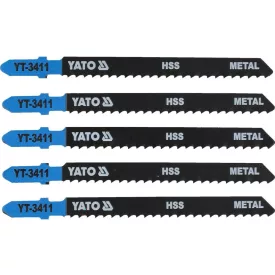   YATO YT-3411 Dekopírfűrészlap T8TPI 100/75 mm HSS (5 db/cs)