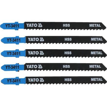 YATO YT-3411 Dekopírfűrészlap T8TPI 100/75 mm HSS (5 db/cs)