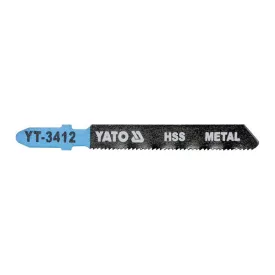   YATO YT-3412 Dekopírfűrészlap fémre T-befogás 21TPI 75/1,0 mm HSS (5 db/cs)