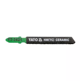   YATO YT-3421 Dekopírfűrészlap kerámiára T-befogás 75/1,2 mm HM/TC (5 db/cs)
