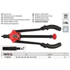 YATO YT-36127 Szegecsanyahúzó 360 mm M3, M4, M5, M6, M8, M10, M12