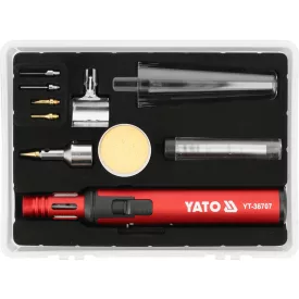   YATO YT-36707 Gázforrasztó pákakészlet 360 fokban használható