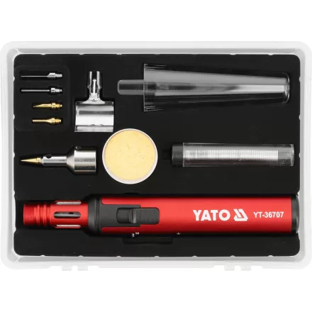 YATO YT-36707 Gázforrasztó pákakészlet 360 fokban használható