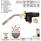 YATO YT-36715 Gázégő pisztoly piezo 2kW 2800°C
