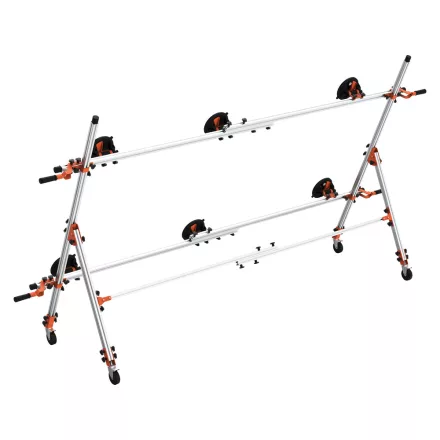 YATO YT-37090 Üveglap szállító állvány 6 db tapadó tappanccsal 1600 x 3600 mm, max 150 kg