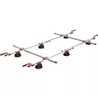 YATO YT-37091 Kézi üveglap szállító keret 6 db tapadó tappanccsal 1600 x 3600 mm, max 150 kg