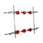 YATO YT-37091 Kézi üveglap szállító keret 6 db tapadó tappanccsal 1600 x 3600 mm, max 150 kg