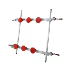 YATO YT-37091 Kézi üveglap szállító keret 6 db tapadó tappanccsal 1600 x 3600 mm, max 150 kg