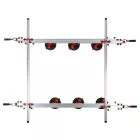 YATO YT-37091 Kézi üveglap szállító keret 6 db tapadó tappanccsal 1600 x 3600 mm, max 150 kg
