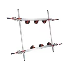 YATO YT-37091 Kézi üveglap szállító keret 6 db tapadó tappanccsal 1600 x 3600 mm, max 150 kg