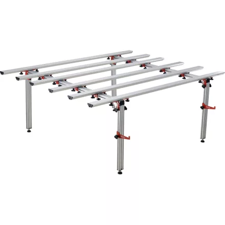 YATO YT-37100 Ősszecsukható állítható rácsos alumínium munkaasztal 1400 x 1800 mm