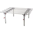 YATO YT-37100 Ősszecsukható állítható rácsos alumínium munkaasztal 1400 x 1800 mm