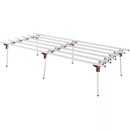 YATO YT-37101 Ősszecsukható állítható rácsos alumínium munkaasztal 1400 x 3600 mm