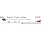 YATO YT-3839 Hajtókar 3/8" csuklós 215 mm CrV
