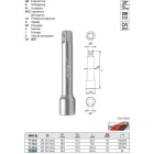 YATO YT-3845 Dugókulcs toldószár 3/8" 254 mm CrV