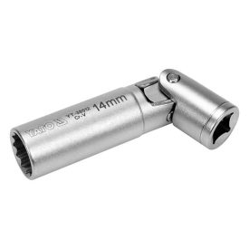   YATO YT-38512 Gyertyakulcs csuklós csatlakozóval 3/8 Col 14 mm / 88 mm CrV