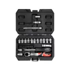 YATO YT-38650 Nyitott dugókulcs készlet 29 részes 1/4" Spline