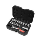 YATO YT-38653 Nyitott dugókulcs készlet 17 részes 3/8", 1/2" Spline
