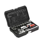 YATO YT-38700 Dugókulcs készlet 1/4 és 3/8 col 34 részes
