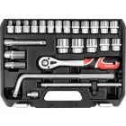 YATO YT-38741 Dugókulcs készlet 25 részes 1/2" 10-32 mm CrV