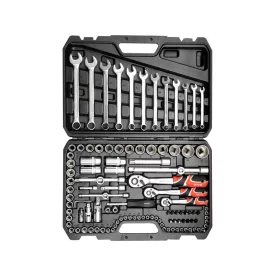   YATO YT-38831 Dugókulcs készlet 111 részes 1/4", 3/8", 1/2" CrV