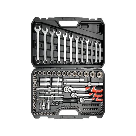 YATO YT-38831 Dugókulcs készlet 111 részes 1/4", 3/8", 1/2" CrV