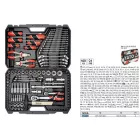 YATO YT-38891 Szerszámkészlet 109 részes 1/4", 1/2" CrV CrMo