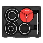 YATO YT-43920 Volfrám - karbid bevonatos körkivágó készlet 7 részes 33 - 83 mm