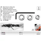 YATO YT-44100 Csigafúró mélységhatároló készlet 3 részes 6, 8, 10 mm