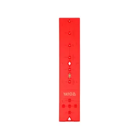   YATO YT-44136 Zsanér fúrósablon 270 x 55 x 3,6 mm libellás