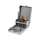 YATO YT-44705 Lépcsős fúró multi készlet 4 részes bit befogású