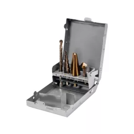   YATO YT-44705 Lépcsős fúró multi készlet 4 részes bit befogású