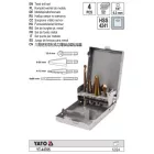 YATO YT-44705 Lépcsős fúró multi készlet 4 részes bit befogású