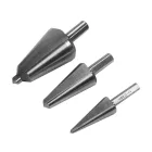 YATO YT-44730 Lépcsős fúró készlet 3 részes inox