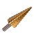 YATO YT-44741 Lépcsős fúró 4-22 mm 10 lépcsős HSS titán-nitrid