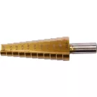 YATO YT-44745 Lépcsős fúró 10-20 mm 11 lépcsős HSS titán-nitrid