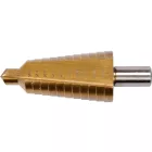 YATO YT-44746 Lépcsős fúró 10-30 mm 12 lépcsős HSS titán-nitrid