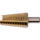 YATO YT-44747 Lépcsős fúró 20-30 mm 11 lépcsős HSS titán-nitrid