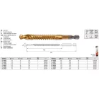 YATO YT-44822 Fém marófúró 5,0 x 81 mm bit befogású HSS-TiN