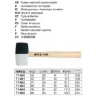 YATO YT-4604 Gumikalapács 780 g (fekete-fehér) 63 mm