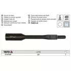 YATO YT-47197 Földelőszonda leütő HEX 25 x 400 mm CrMo