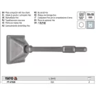 YATO YT-47385 Döngölő 150 x 150 mm HEX