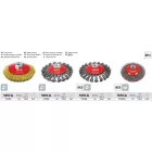 YATO YT-47612 Döntött körkefe M14 125 mm inox