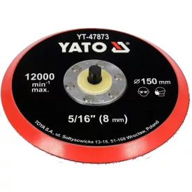 YATO YT-47873 Tépőzáras gumitányér 150 mm 5/16"