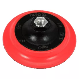   YATO YT-47890 Tépőzáras gumitányér 125 mm M14 polírozókoronghoz