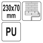 YATO YT-51960 Mintás festőhenger 230 x 70 mm