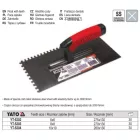 YATO YT-5204 Glettvas fogazott inox 10 x 10 mm